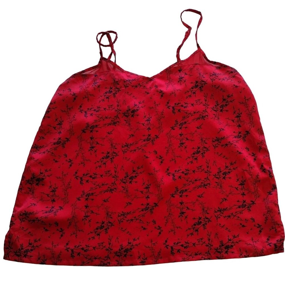 M Camisole Medium Red Holiday Design